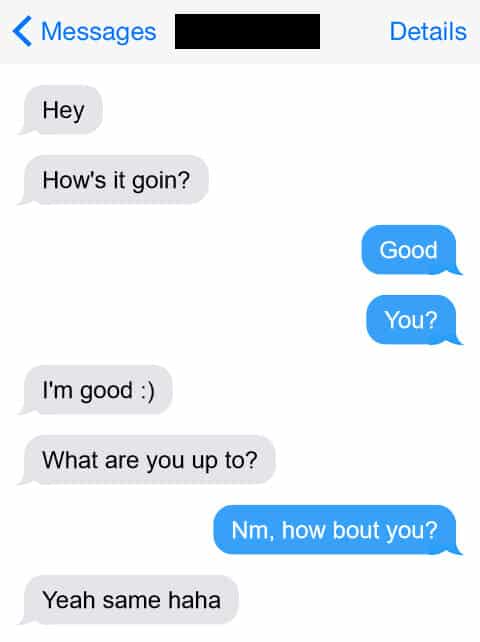 Clever text messages to a guy